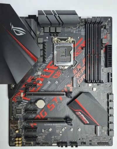 Лот: 19377932. Фото: 1. Asus ROG strix B360-H gaming... Материнские платы