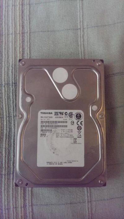 Лот: 10886328. Фото: 1. Жесткий диск Toshiba MK 1 Тб. Жёсткие диски