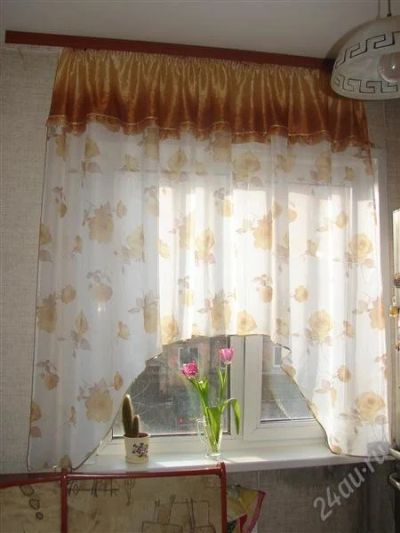Лот: 832821. Фото: 1. новая штора-арка на кухню. Шторы, тюль
