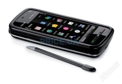 Лот: 1420493. Фото: 1. Nokia 5800 черный. Смартфоны