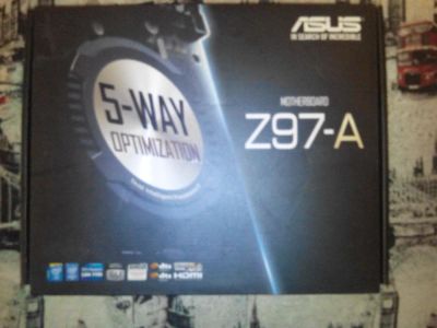 Лот: 4838628. Фото: 1. Материнская плата ASUS Z97-A. Материнские платы