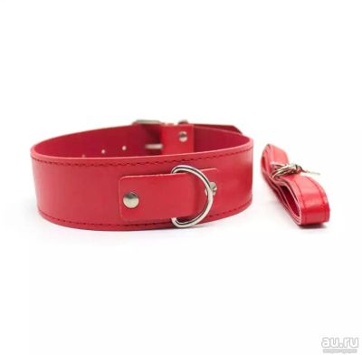 Лот: 18496594. Фото: 1. Ошейник Красный Rosso. Эротическое бельё