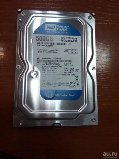 Лот: 8208431. Фото: 1. Жесткий диск western digital wd5000aakx. Жёсткие диски (HDD)