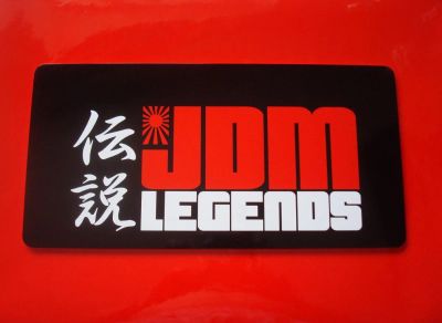 Лот: 10833424. Фото: 1. Номерок "JDM Legends". Тонировка, автовинил