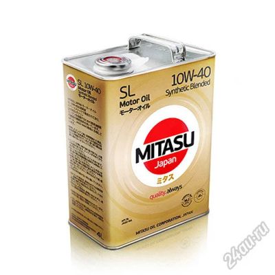 Лот: 6232485. Фото: 1. MiTASU SL 10w40 п/синтетическое... Масла, жидкости