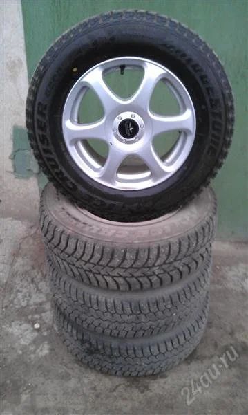 Лот: 2167548. Фото: 1. шины на дисках Bridgestone ice... Шины на дисках