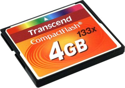 Лот: 8290983. Фото: 1. Карта памяти Transcend 4GB CF... Другое (аксессуары, расходные материалы)