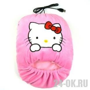 Лот: 6590902. Фото: 1. Грелка для ног USB ""Hello Kitty... Сувенирные мелочи