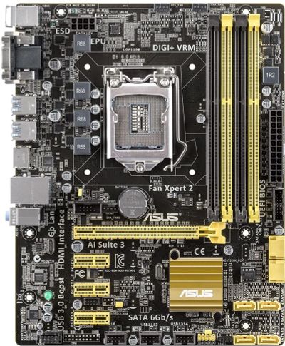 Лот: 16617675. Фото: 1. Надежная плата под LGA 1150: Asus... Материнские платы