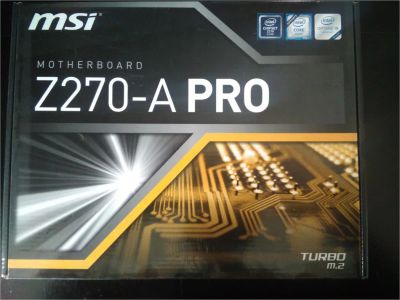 Лот: 11510489. Фото: 1. Материнская плата MSI Z270-A PRO... Материнские платы