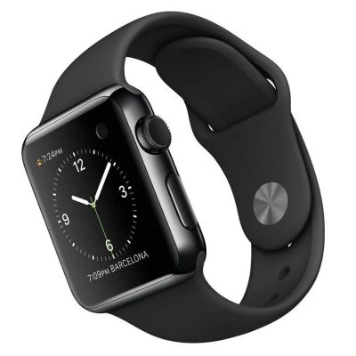 Лот: 16316129. Фото: 1. Умные часы Apple Watch S1 Stainless... Смарт-часы, фитнес-браслеты, аксессуары