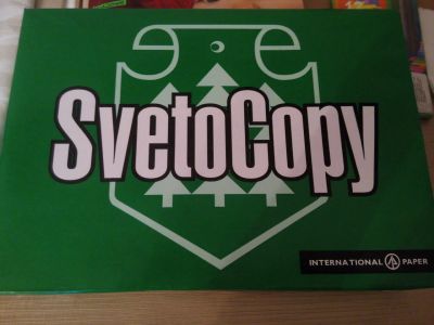 Лот: 6735933. Фото: 1. Продам бумагу А4 SvetoCopy. Бумага