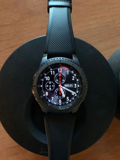 Лот: 12488789. Фото: 1. Samsung Gear S3 Frontier. Смарт-часы, фитнес-браслеты, аксессуары