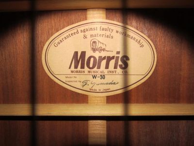 Лот: 4509818. Фото: 1. Японская акустическая гитара Morris... Гитары