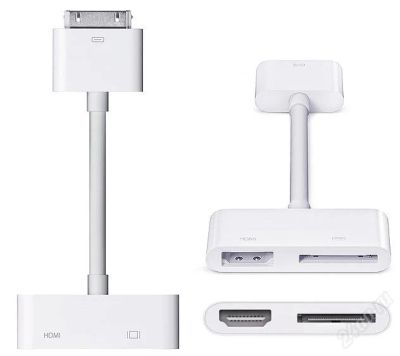 Лот: 961776. Фото: 1. Apple Digital AV Adapter HDMI. Шлейфы, кабели, переходники