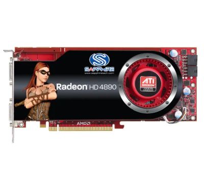 Лот: 6525475. Фото: 1. 1Gb Sapphire HD 4890 DDR5 256... Видеокарты