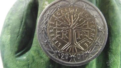 Лот: 1428807. Фото: 1. 2 евро денег 2001 г. Другое (монеты)
