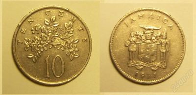 Лот: 9639. Фото: 1. Ямайка. 10 центов. 1977 год. Красноярск