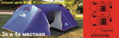 Лот: 7849344. Фото: 1. Палатка Trail4. Палатки, тенты