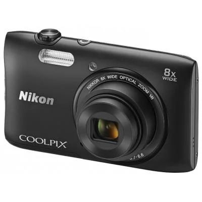 Лот: 4551824. Фото: 1. Фотокамера Nikon S3600 Black 20Mpx... Цифровые компактные