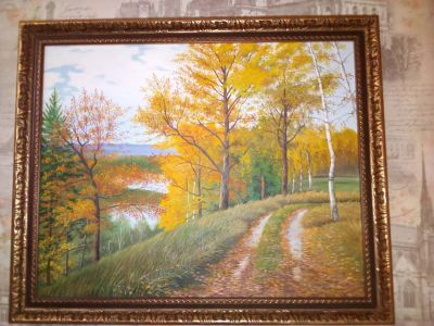 Лот: 12848725. Фото: 1. Продам картину "Осень". Картины, гравюры