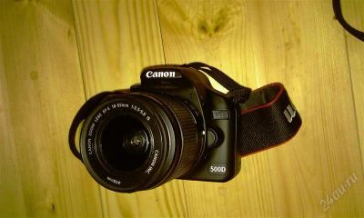 Лот: 2677493. Фото: 1. Canon 500D 18-55. Цифровые зеркальные