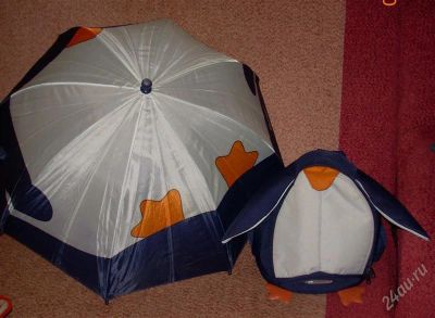 Лот: 1800091. Фото: 1. зонт и рюкзачок samsonite пингвин. Аксессуары