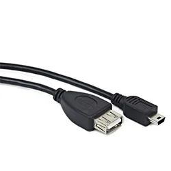 Лот: 9779005. Фото: 1. OTG Кабель USB - MiniUsb 1 метр. Дата-кабели, переходники