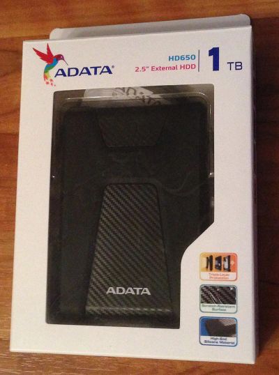 Лот: 12645217. Фото: 1. Новый USB 3.1 жесткий диск 1TB... Жёсткие диски (HDD)