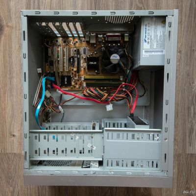 Лот: 14999263. Фото: 1. Корпус ATX с блоком питания FSP... Компьютеры в сборе