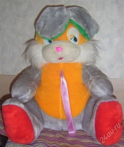 Лот: 2840321. Фото: 1. Мягкая игрушка зайка. Мягкие