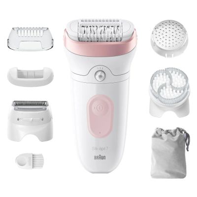 Лот: 24509789. Фото: 1. Эпилятор Braun S7 SE7-060, розовый... Укладка и стрижка волос, бритьё, эпиляция