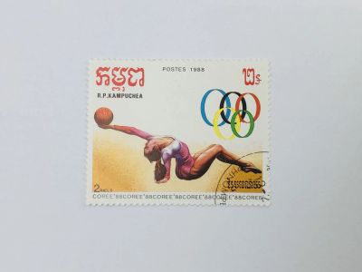 Лот: 23314436. Фото: 1. Летние Олимпийские игры 1988 года... Марки