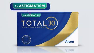 Лот: 24295370. Фото: 1. Контактные линзы TOTAL30 for Astigmatism... Контактные линзы