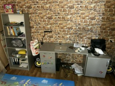 Лот: 11313813. Фото: 1. Офисная мебель (стол, ящик, полка... Компьютерные и письменные столы
