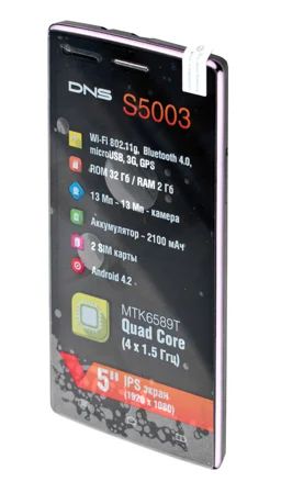 Лот: 4901707. Фото: 1. Смартфон DNS S5003 Полный комплект... Смартфоны