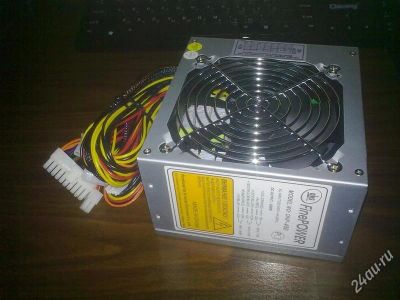 Лот: 1235621. Фото: 1. FinePower DNP-450 Разьёмы питания... Корпуса, блоки питания