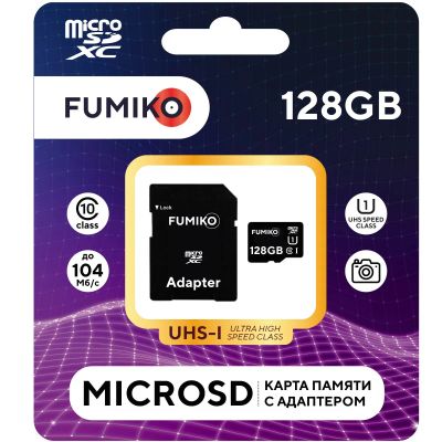 Лот: 22144856. Фото: 1. КАРТА ПАМЯТИ FUMICO microSDHC... Карты памяти
