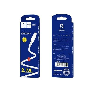 Лот: 22145801. Фото: 1. КАБЕЛЬ DENMEN D23V microUSB 2... Дата-кабели, переходники