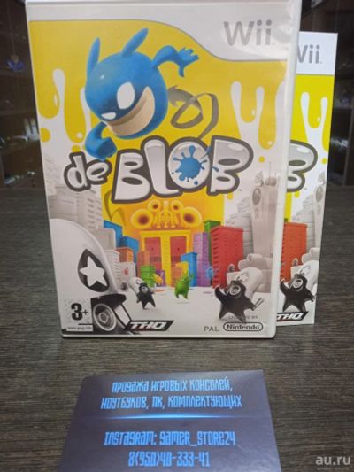 Лот: 17949390. Фото: 1. de Blob. Лицензионный диск для... Игры для консолей