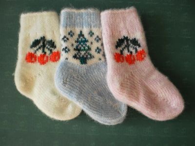 Лот: 3110192. Фото: 1. Носки детские Ангора - 100%, пр-во... Носки, колготки
