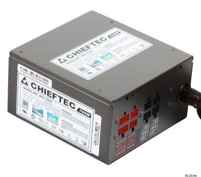 Лот: 15269506. Фото: 1. Блок питания Chieftec APS-700C... Корпуса, блоки питания