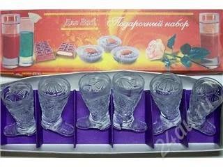 Лот: 145892. Фото: 1. Подарочный набор ( сапоги-стопки... Сервизы, наборы посуды