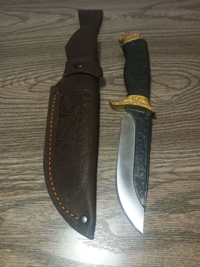 Лот: 25899281. Фото: 1. Туристический нож "Хищник". Ножи, топоры