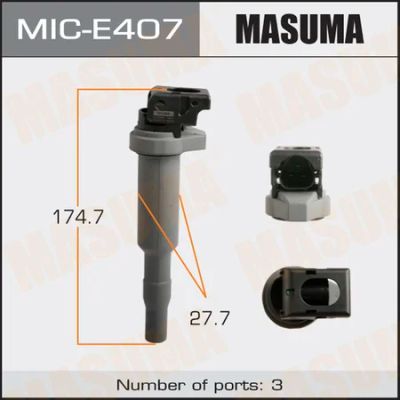 Лот: 18589710. Фото: 1. Катушка зажигания masuma MIC-E407. Электрооборудование