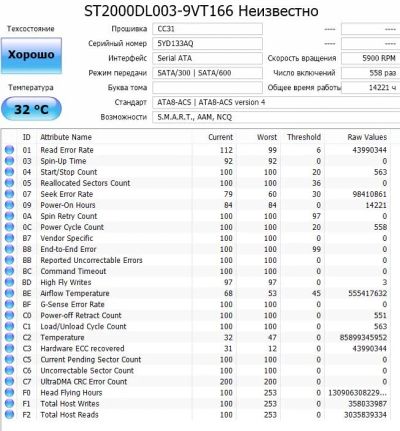 Лот: 7700586. Фото: 1. Seagate 2Tb SATA-III ST2000DL003... Жёсткие диски (HDD)