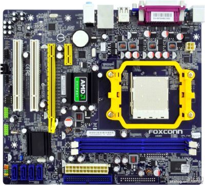 Лот: 15613201. Фото: 1. Материнская плата Foxconn A6GMV... Материнские платы