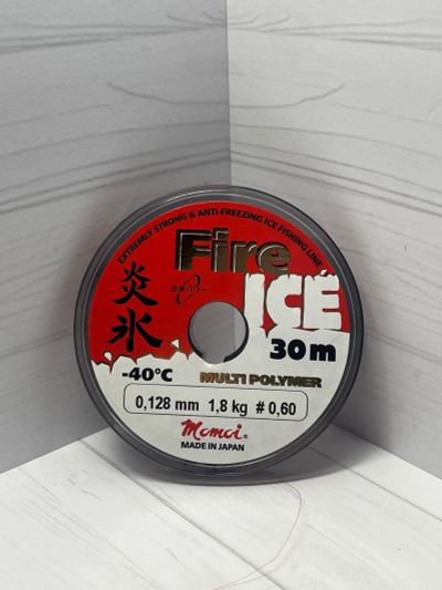 Лот: 20854569. Фото: 1. Леска зимняя Momoi Fire Ice -... Леска, блесны, крючки, мормышки