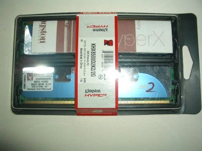 Лот: 15457020. Фото: 1. память Kingston DDR2 HyperX два... Оперативная память