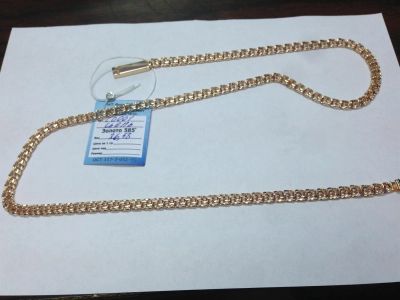 Лот: 3095141. Фото: 1. Цепь золотая новая Бисмарк 26... Цепочки